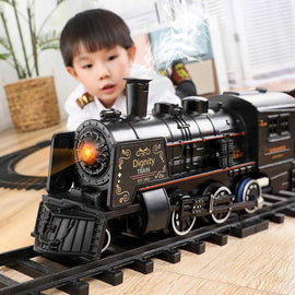 Electric Alloy Train With Water Steam