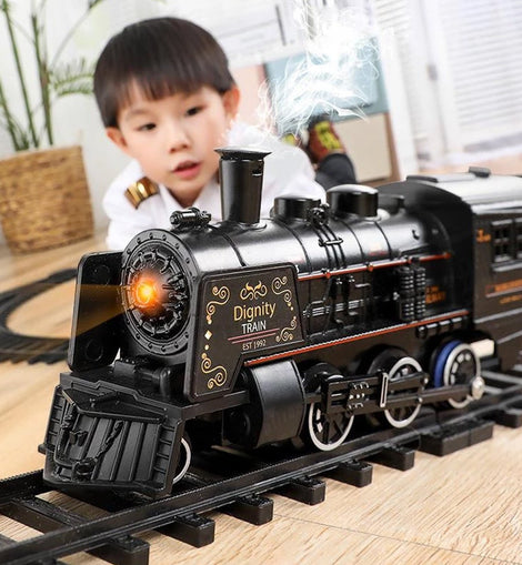 Electric Alloy Train With Water Steam