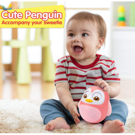 Penguin Roly Poly Baby Rattle