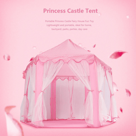 Girls hexagon fairy princess play tent