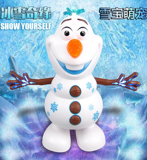 Frozen Dancing Snowman Olaf Musical Toy With Light Music