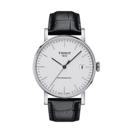 Everytime Swissmatic Silver Dial Black Strap