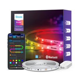 Govee RGBIC Basic LED Strip Lights with Bluetooth & APP Control (1*10m)