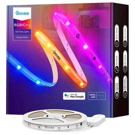 Govee RGBIC Wi-Fi + Bluetooth LED Strip Lights With Protective Coating