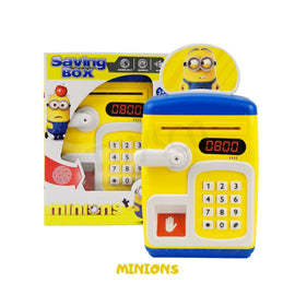 Electronic ATM Box With Finger Print Sensor-Minions