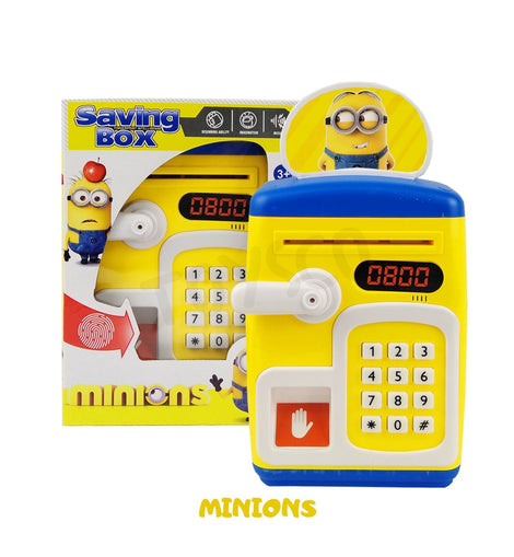 Electronic ATM Box With Finger Print Sensor-Minions