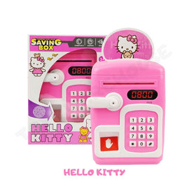 Electronic ATM Box With Finger Print Sensor-Hello Kitty