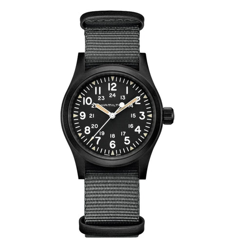 Khaki Field Mechanical Black PVD Case