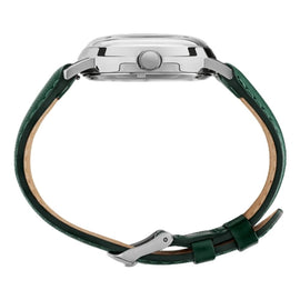 Marlin Automatic Day-Date 40mm Leather Strap Watch Green Dial