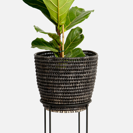 Swazi Planter Stand - Smoke