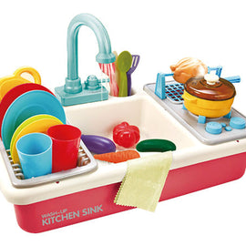 Wash Up Kitchen Sink And Cooking Set