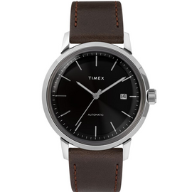 Marlin Automatic 40mm Brown Leather Strap