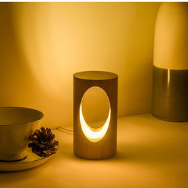 Handmade Wood Night Light