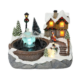 Christmas Village Decoration Snow House