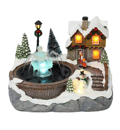 Christmas Village Decoration Snow House