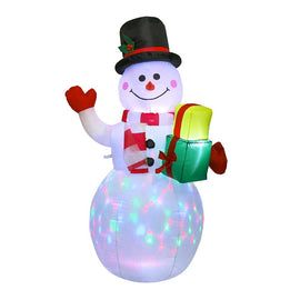 Christmas Lighted Inflatable Snowman