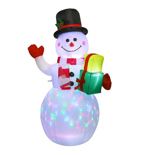 Christmas Lighted Inflatable Snowman