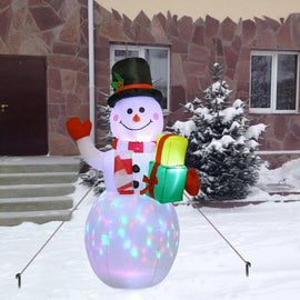 Christmas Lighted Inflatable Snowman