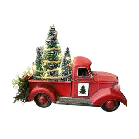 Truck Car Model with Mini Christmas Tree