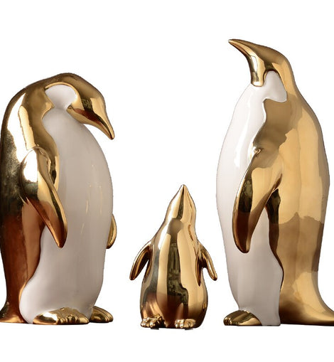 Creative Golden Penguin