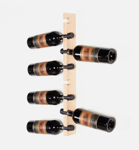 Oak-Fin Wine Rack