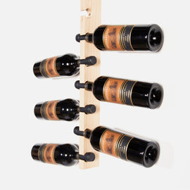 Oak-Fin Wine Rack