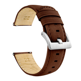 Amazfit Bip | Light Brown Pittards® Performance Leather & Brown Stitching