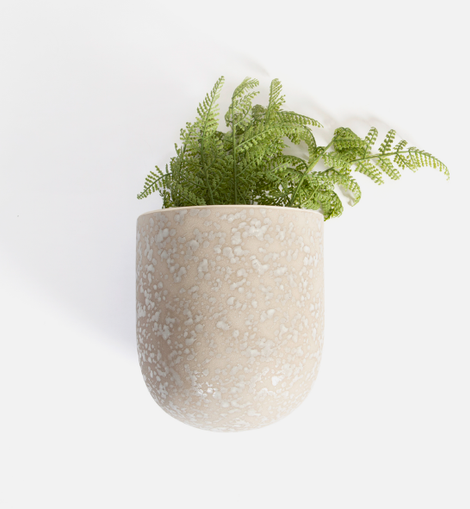 Tub Wall Planter - Aged Stone