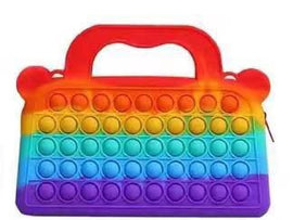 Silicone Stress Relief Pop Fidget Handbag