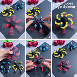 Twisted And Deformed Robot Spinner Toy