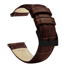 Amazfit Bip | Coffee Brown Alligator Grain Leather