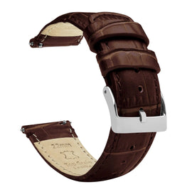 Amazfit Bip | Coffee Brown Alligator Grain Leather