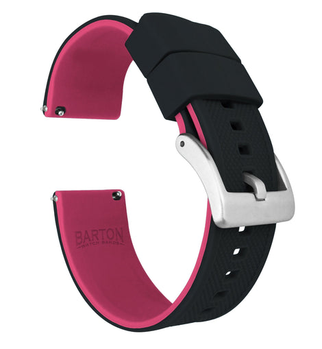 Amazfit Bip | Elite Silicone | Black Top / Pink Bottom