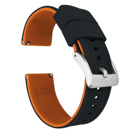 Amazfit Bip | Elite Silicone | Black Top / Pumpkin Orange Bottom