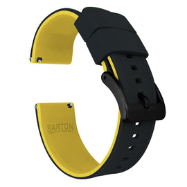 Amazfit Bip | Elite Silicone | Black Top / Yellow Bottom