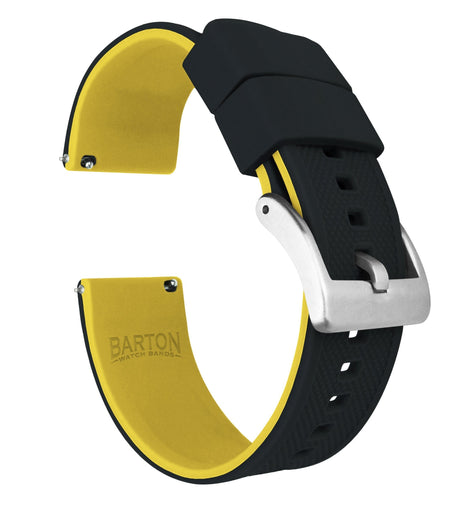 Amazfit Bip | Elite Silicone | Black Top / Yellow Bottom