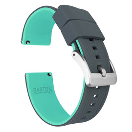 Amazfit Bip | Elite Silicone | Smoke Grey Top / Mint Green Bottom