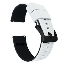 Amazfit Bip | Elite Silicone | White Top / Black Bottom