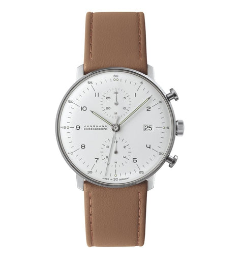 Max Bill Chronoscope - Brown Strap