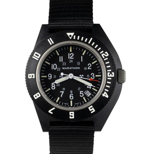 New Sapphire Crystal Pilot's Navigator with Date & Tritium - Black - 41mm