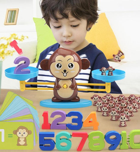 Monkey Balance Math Game