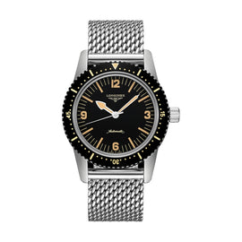 Skin Diver Watch on Mesh Bracelet