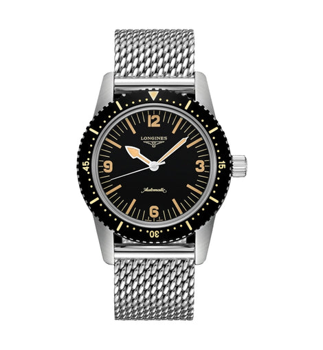 Skin Diver Watch on Mesh Bracelet