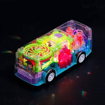 Transparent Gear Bus With LED Lights