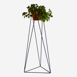 Tri Planter Stand Large - Black