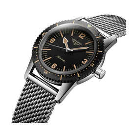 Skin Diver Watch on Mesh Bracelet